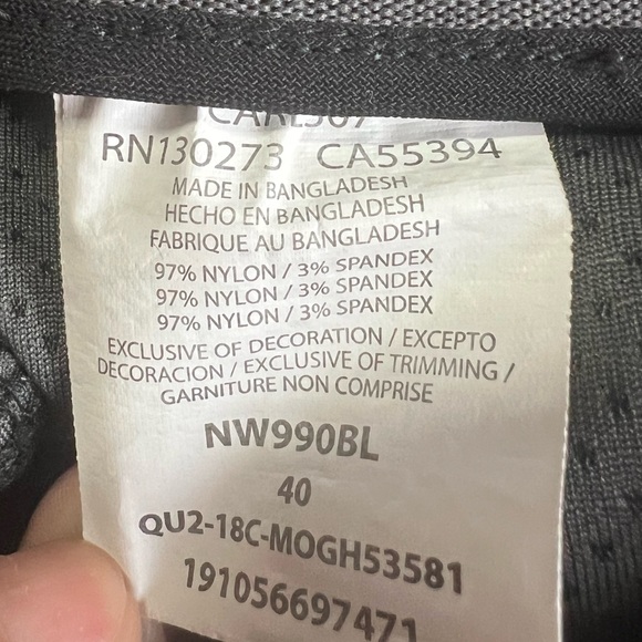 Wrangler ATG performance 10” inseam 40 black shorts hiking casual outdoor nylon - Picture 5 of 6